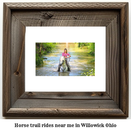 horse trail rides near me in Willowick, Ohio